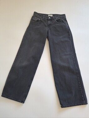 Motel Rocks Low Rise Wide Leg Jeans